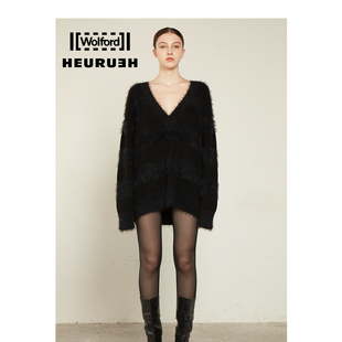 早春款 HEURUEHxWolford 女新款 春装 上衣 联名Norman针织套头羊毛衫