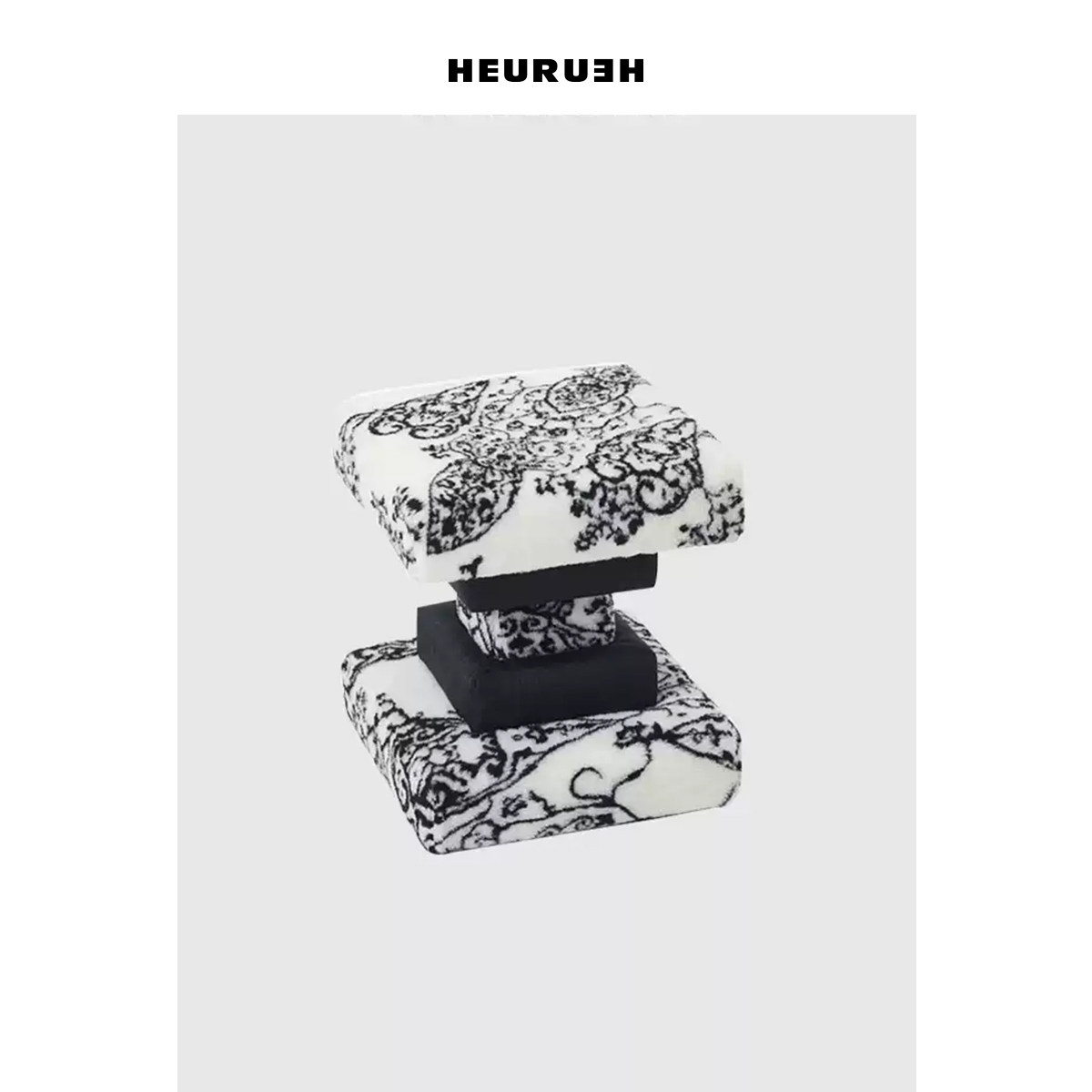 HEURUEHFuFu座墩颗粒绒凳子