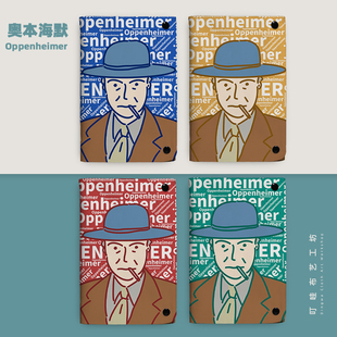 手绘奥本海默布艺活页本诺兰电影周边笔记本本子记事本日记本定制