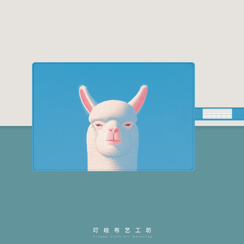 动物想静静创意笔帘定制猫狗表情包羊驼熊猫搞怪文具笔袋学生笔包