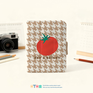 一个西红柿可撕横格本子学院风番茄活页本可拆卸a5日记本A6手账本