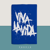 viva 笔记本本子大学生生命万岁布艺书衣手帐本定制 美式 vida