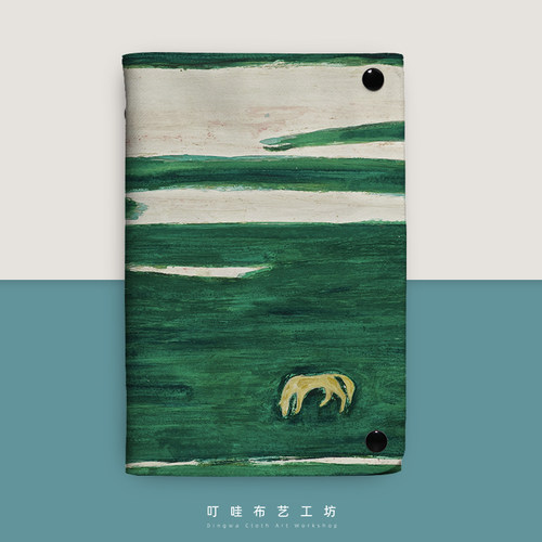 常玉油画艺术布面活页笔记本