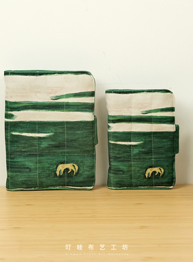 sanyu常玉油画艺术夹棉活页本定制高颜值布艺手账本子a5日记本A6