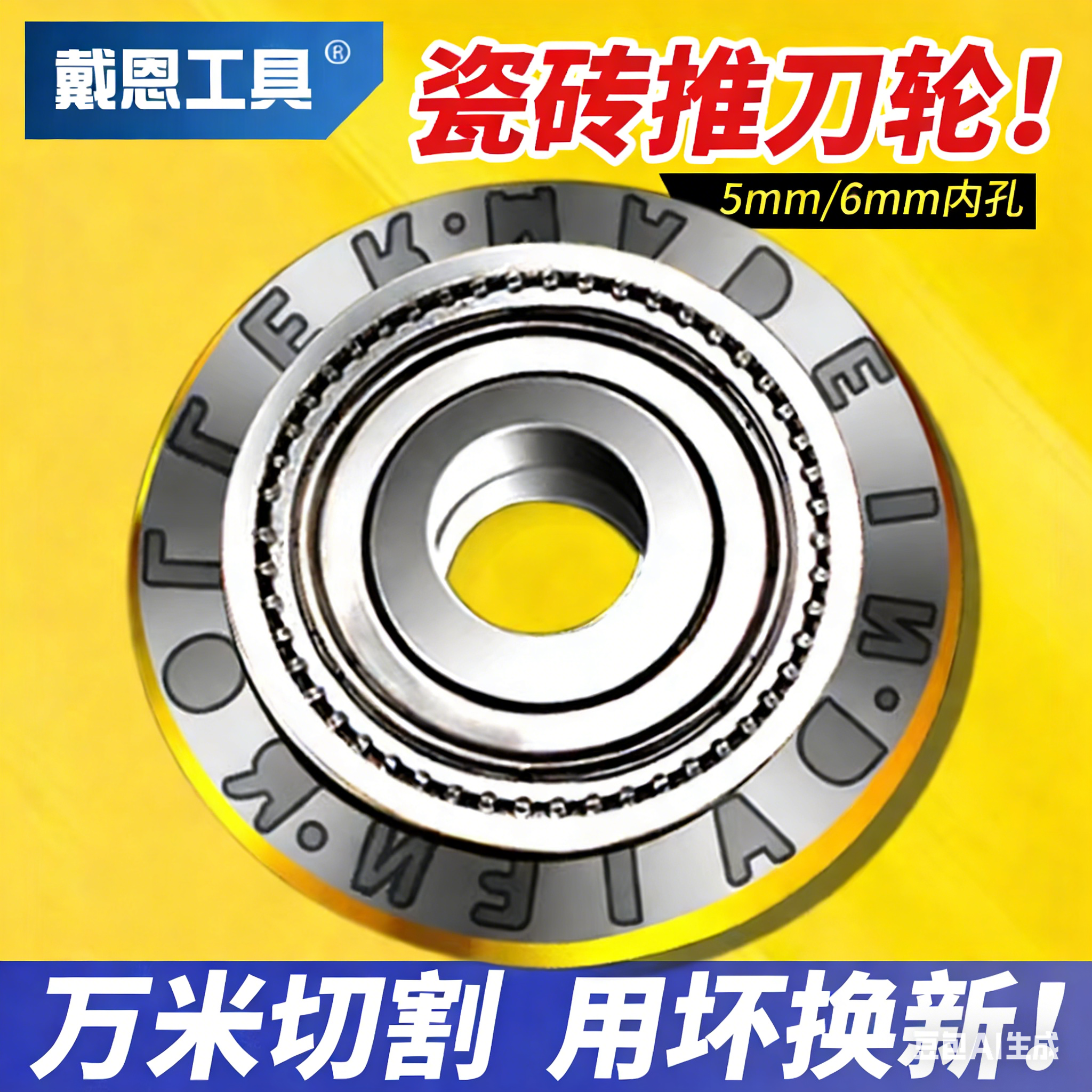 瓷砖推刀刀头合金滚轮手动切割机配件专用刀片万米划地砖玻璃神器,五金/工具,瓷砖推刀,淘宝优惠券,粉丝福利购,淘宝优惠卷