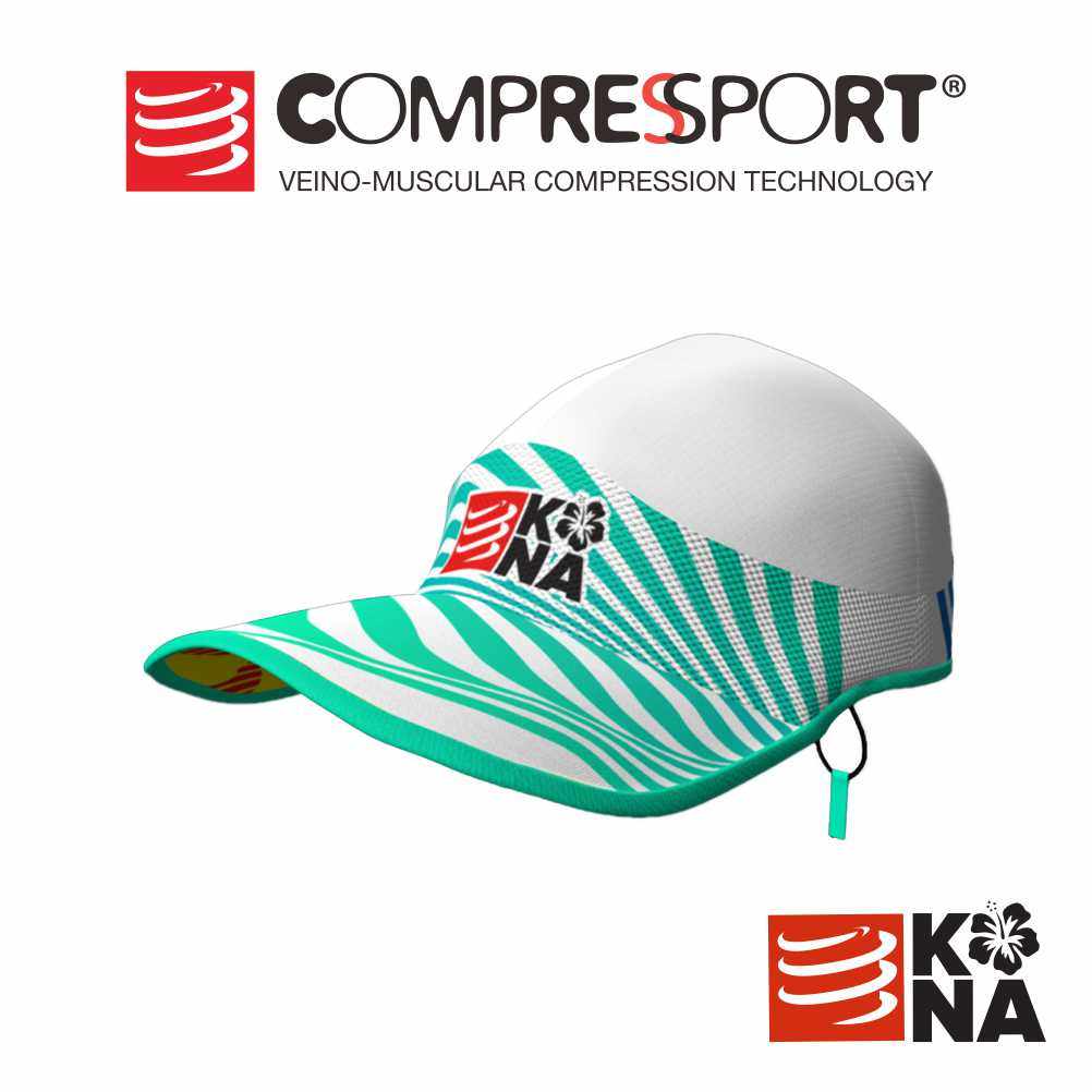 【清仓】compressport轻量竞赛跑步帽 KONA纪念版 2017