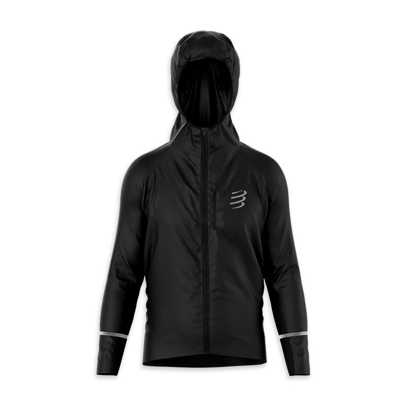COMPRESSPORT跑步男女连帽夹克