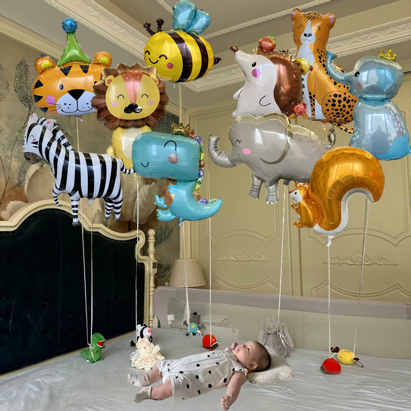 卡通造型动物形状飘空铝膜气球充氦气可飞天儿童宝宝婴儿绑腿玩具,节庆用品/礼品,气球,淘宝优惠券,粉丝福利购,淘宝优惠卷