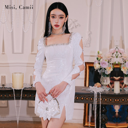 Misi.Camii法式复古连衣裙