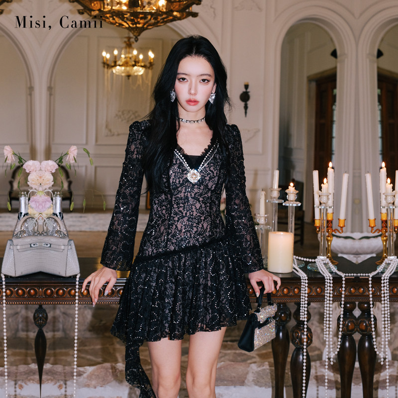 Misi.Camii性感辣妹蕾丝连衣裙
