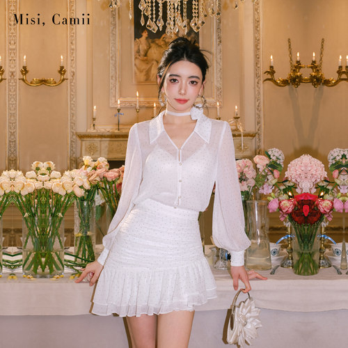 Misi.Camii立体花朵长袖上衣