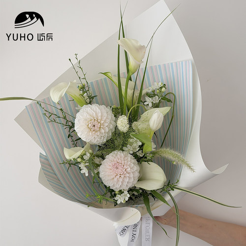 YUHO屿后条纹系列157g花店材料