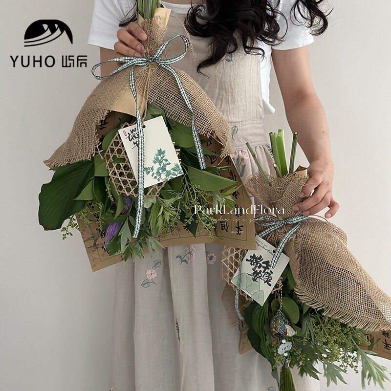 屿后 端午节麻布复古面料艾草包装亚麻布艺花店装饰diy门窗挂饰品,鲜花速递/花卉仿真/绿植园艺,花艺纱网/纺织布,淘宝优惠券,粉丝福利购,淘宝优惠卷