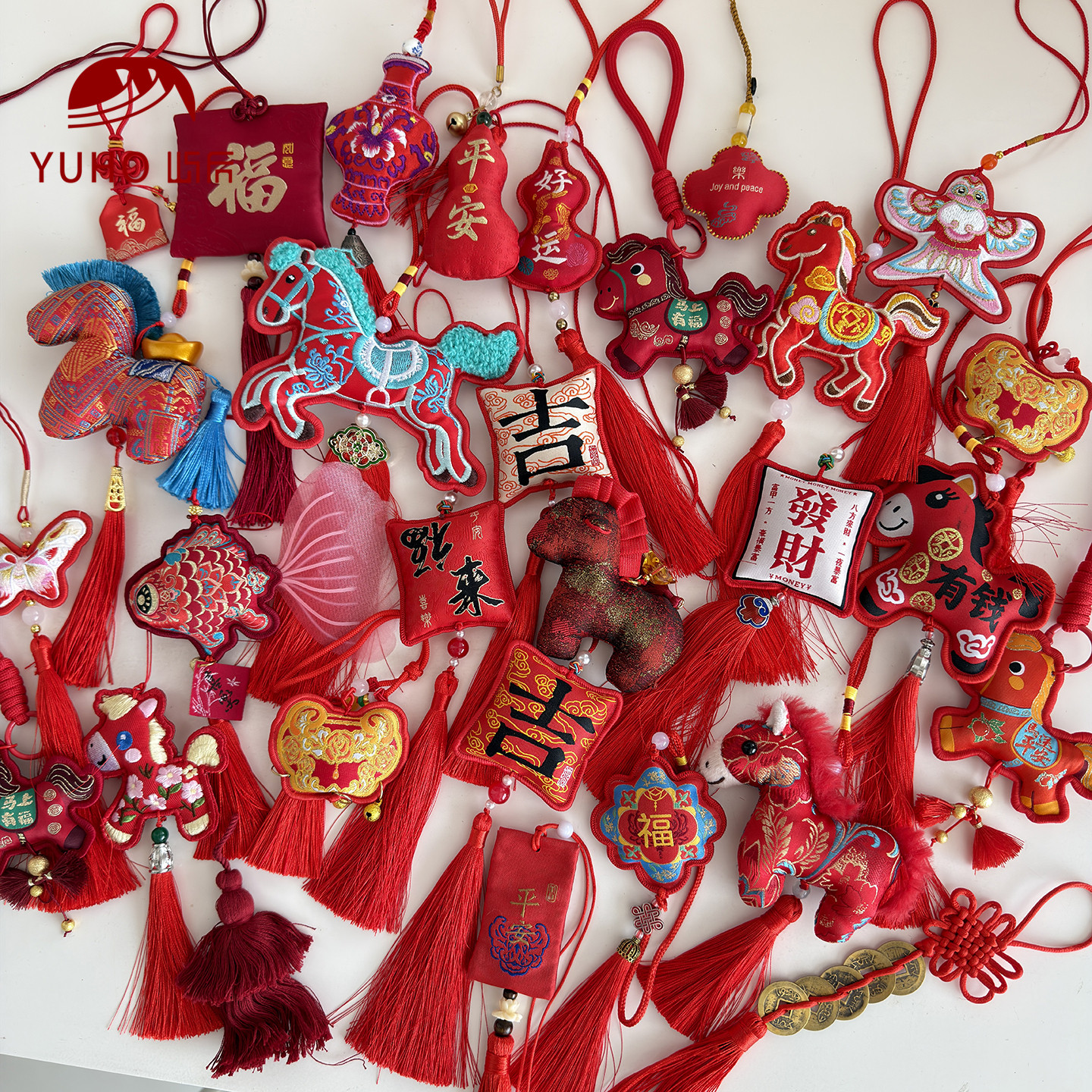 屿后 【2026】新年红合集挂件年宵抱抱桶流苏diy饰品香包包装材料,居家日用,香包/香囊,淘宝优惠券,粉丝福利购,淘宝优惠卷