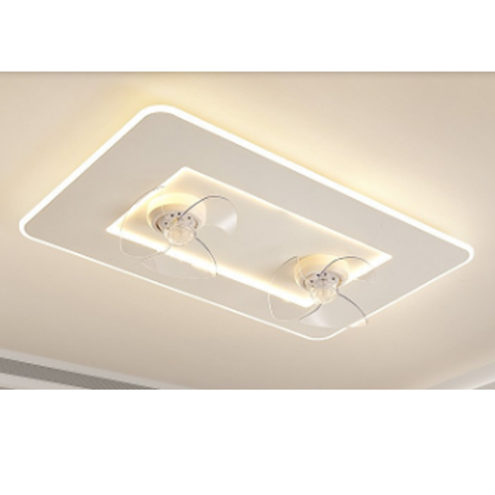 吸顶灯AA3叶卧室双头风扇ABS