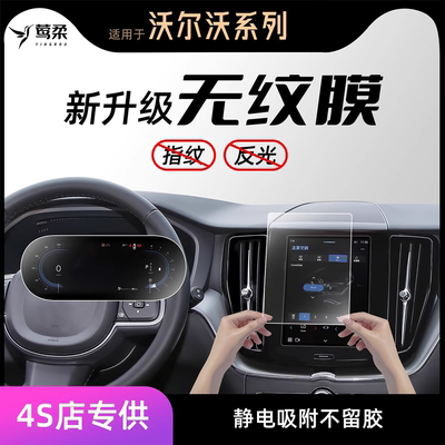 适用沃尔沃【0指纹0反光】钢化膜