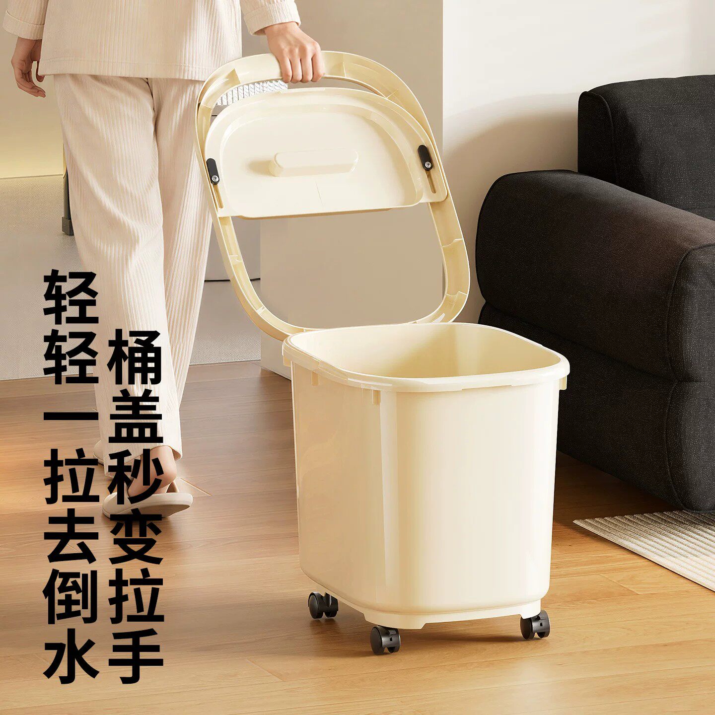 保温按摩过小腿泡脚桶