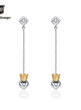 NATIVE STRANGER皇冠心耳环925银