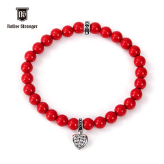 NATIVE STRANGER扑克红桃心手串
