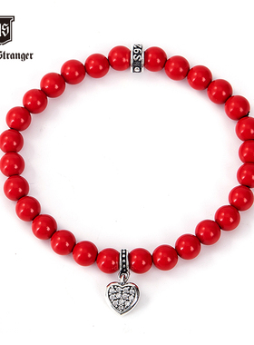 NATIVE STRANGER扑克红桃心手串