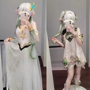 原神草神纳西妲cos服cosplay大慈树王女装假发可爱儿童小孩游戏