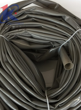 灰色硅胶管柔软高抗撕可撑开薄壁0.5mm大口径硅胶护套工具手柄用