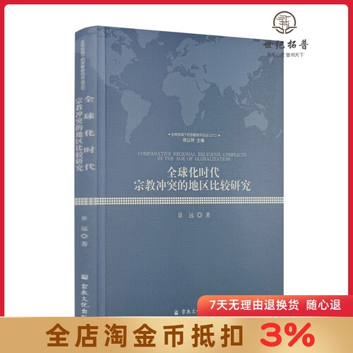 全球化时代宗教冲突的地区比较研究 章远著 宗教文化出版社