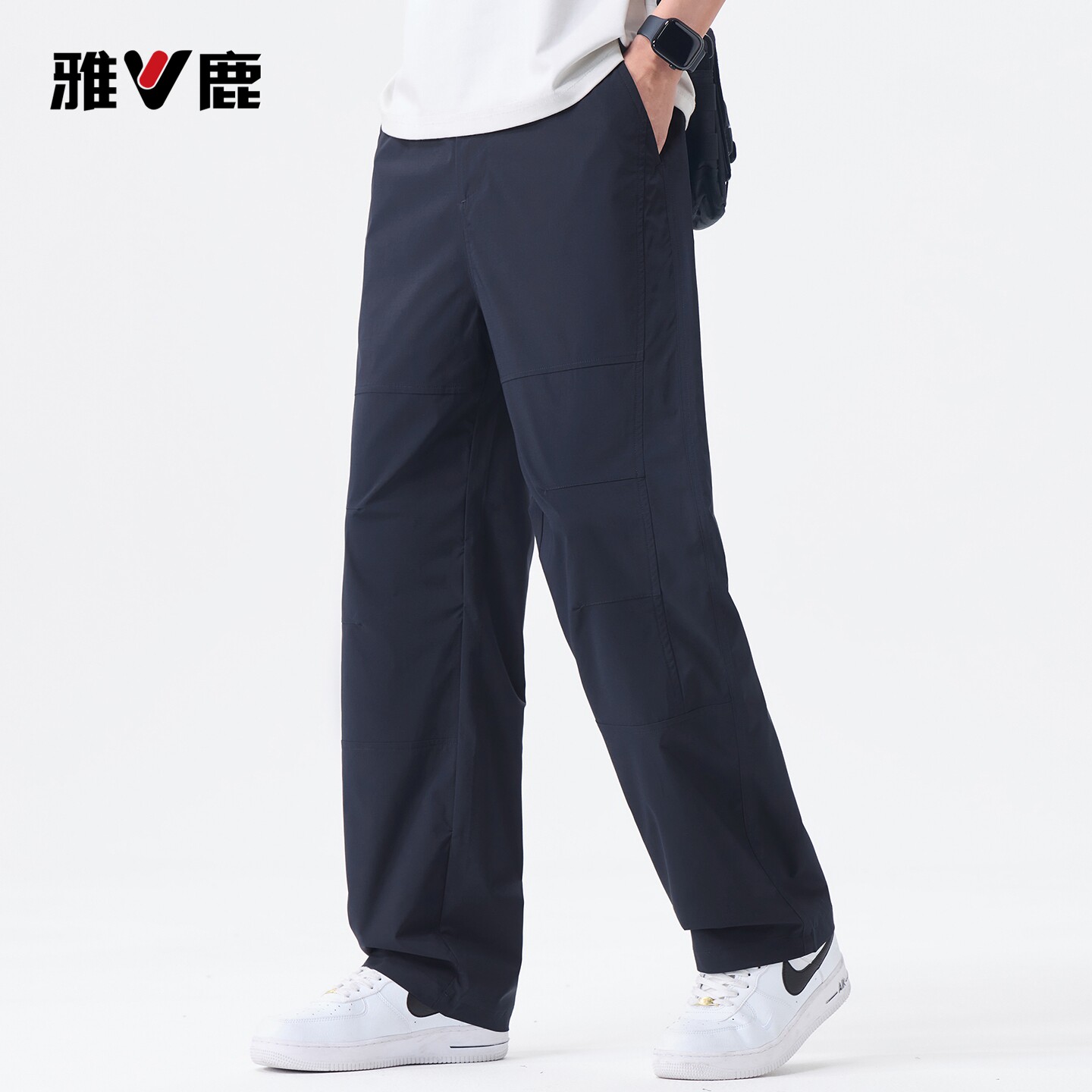 雅鹿美式潮流工装裤男夏季新款图片