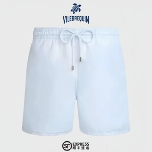 VILEBREQUIN正品白色遇水变色男速干沙滩裤夏季薄款抽绳运动短裤