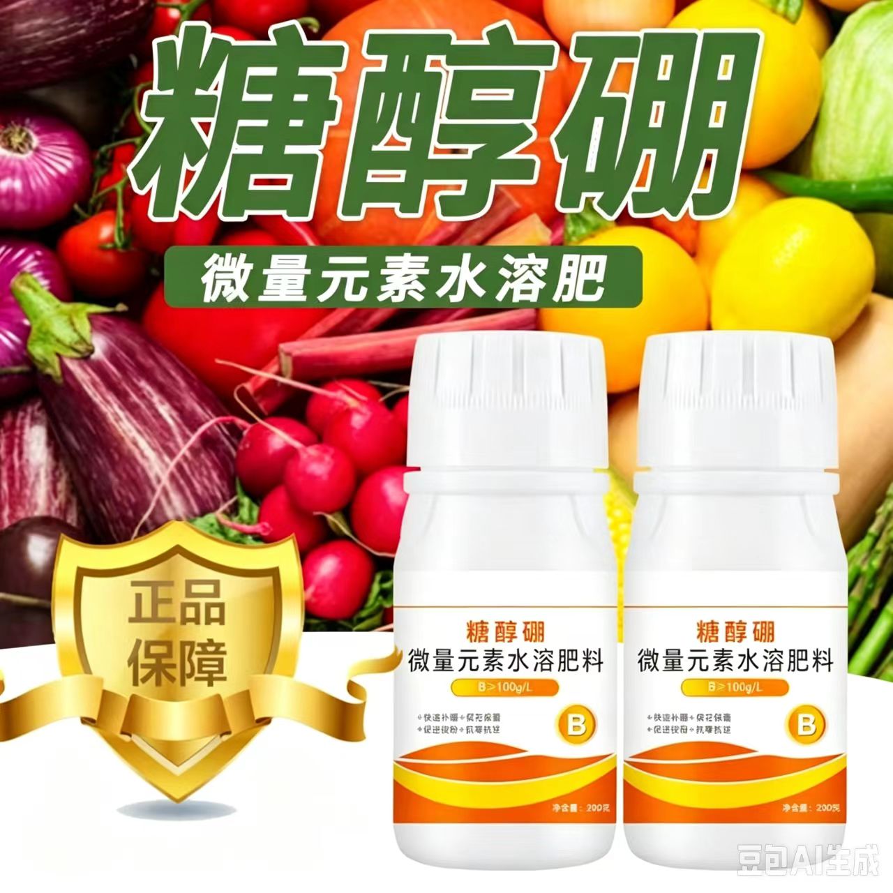 糖醇硼微量元素水溶肥保花保果
