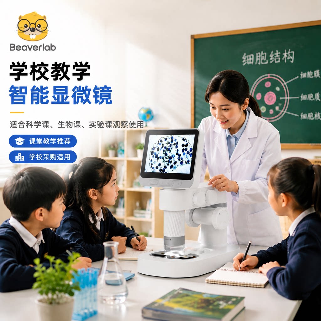 当当狸科普教育教学智能显微镜图片