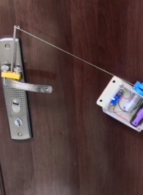 出租屋学生宿舍旋钮压把手锁开锁器手机APP小程序NFC蓝牙WiFi远程