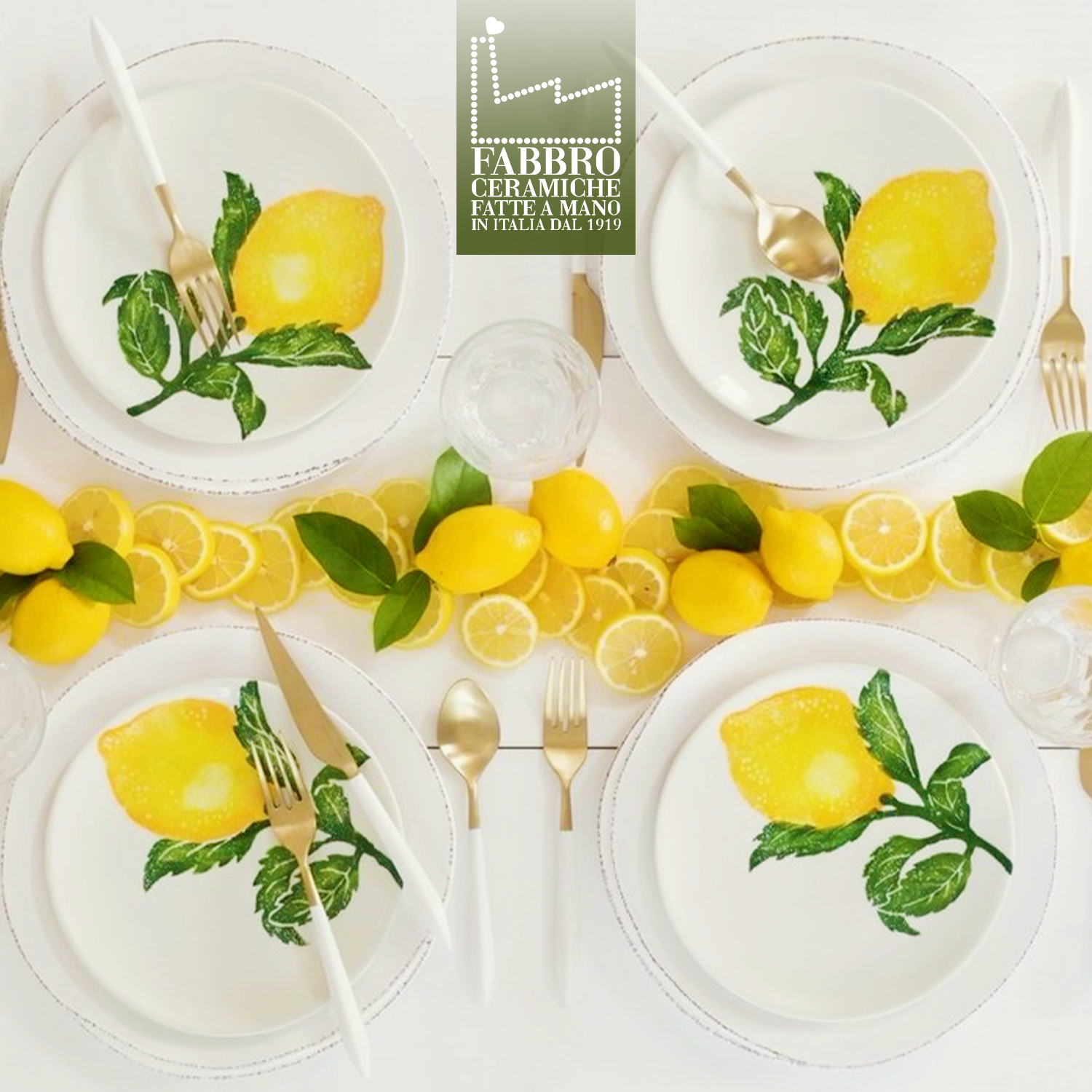 手绘海绵转印意大利经典柠檬图案