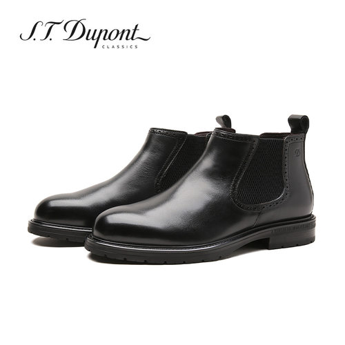 都彭商务正装皮鞋切尔西靴
