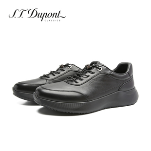 S.T. Dupont/都彭真皮鞋子男软底透气牛皮松紧带运动鞋L34280404