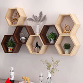 创意格子墙上置物架客厅电视背景墙壁挂墙北欧风挂壁餐厅墙面装 饰