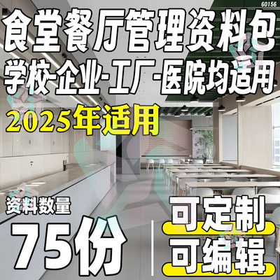 2025行政食堂管理公司学校食堂菜谱规章制度流程图各岗位职责清单