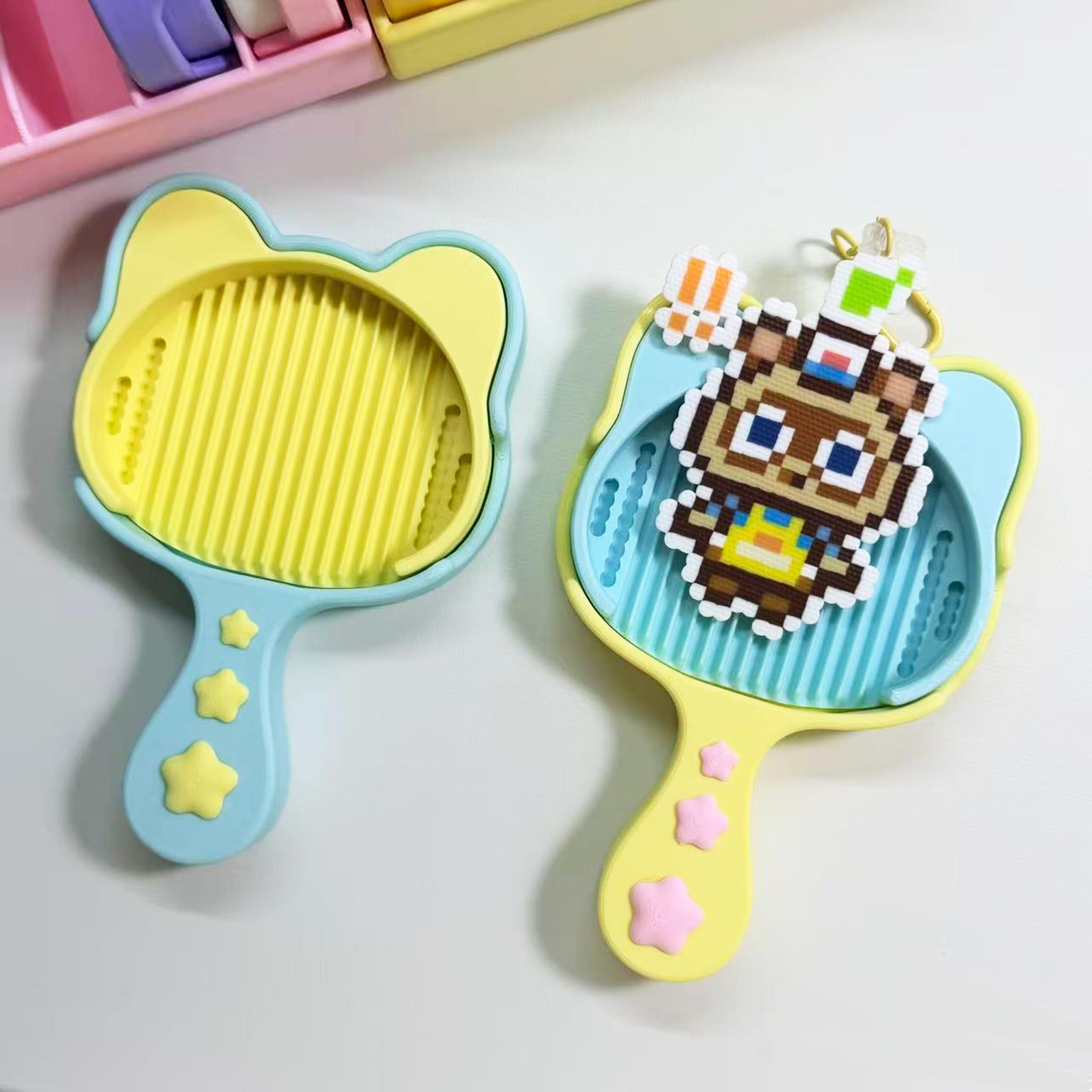 可爱喵喵铲带盖拼豆铲子