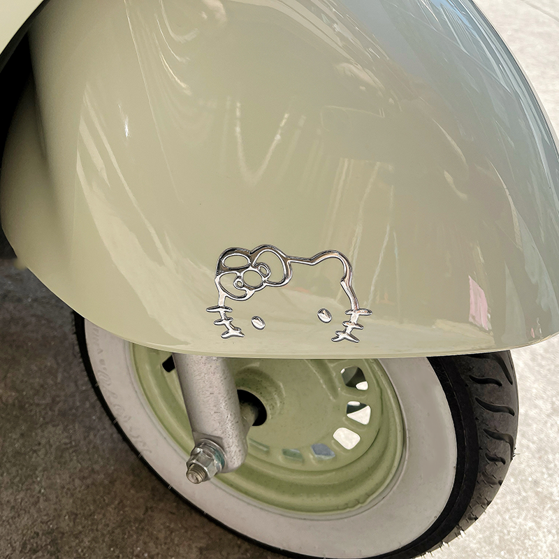 【电动车装饰小配件】kitty贴纸