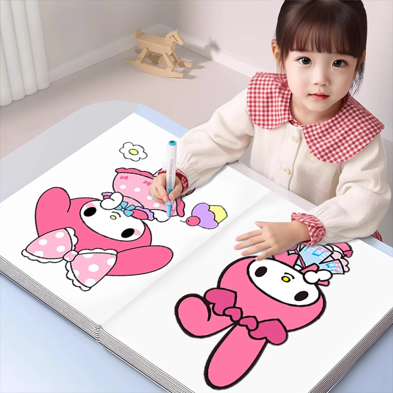 【锻炼动手能力】描摹涂色画画本