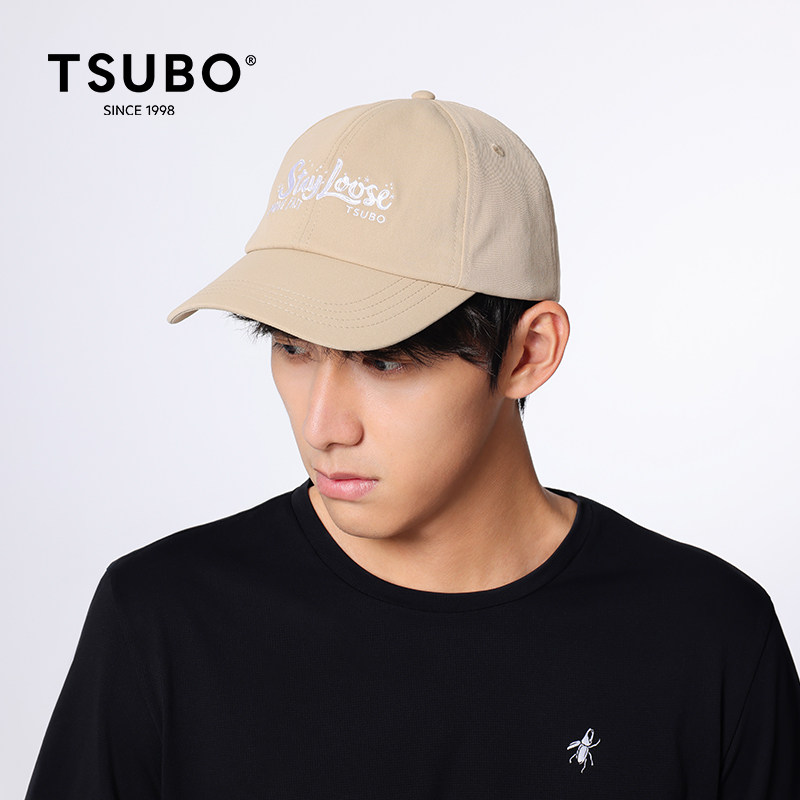 TSUBO尺不新款户外运动男女同款帽子舒适刺绣字母潮流时尚棒球帽图片