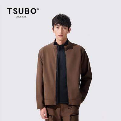 TSUBO户外运动男短款夹克外套
