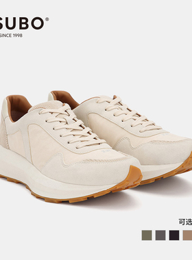 尺不TSUBO鞋 CR 3.31刺绣系列 顺色拼接复古百搭男女同款休闲鞋