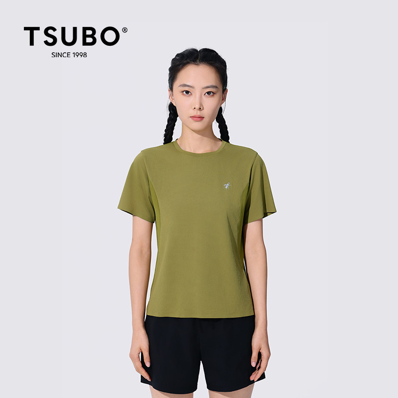 TSUBO轻量跑步短袖T恤女款