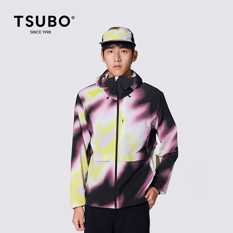 TSUBO轻量跑步夹克男款图片