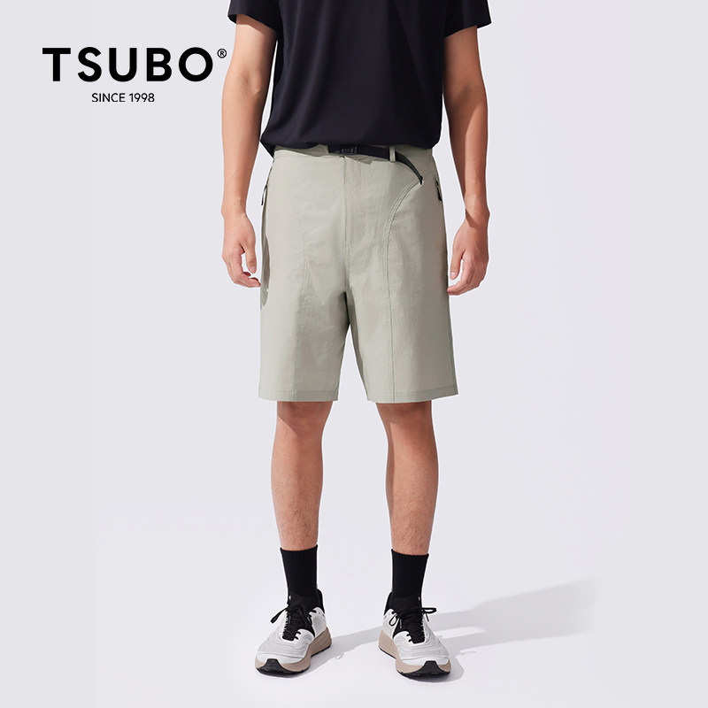 TSUBO轻薄休闲短裤男款图片