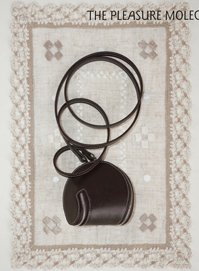 the pleasure molecule新款种子零钱包头层牛皮mini包耳机包挂件