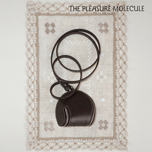 the pleasure molecule新款种子零钱包头层牛皮mini包耳机包挂件