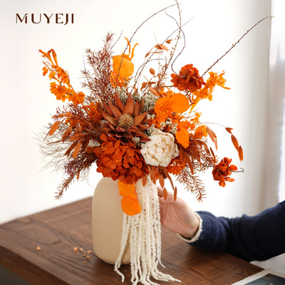 MUYEJI永生花干花花束家居装饰