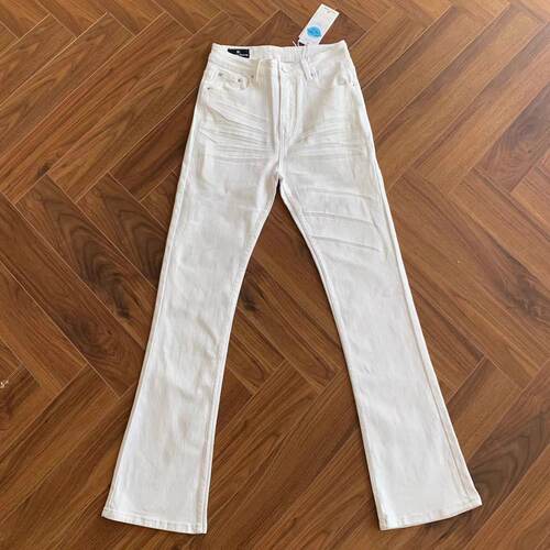 517风Vintage定制面料白色牛仔裤